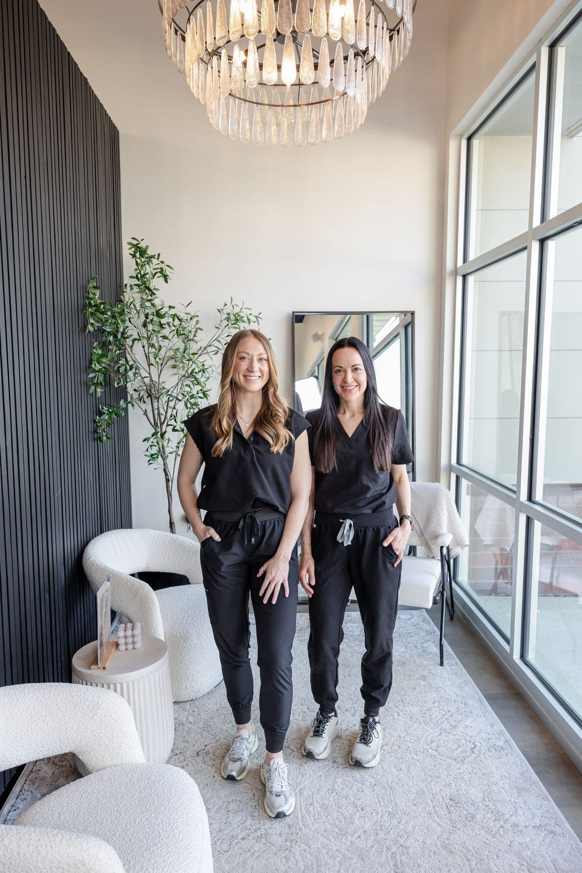 Med spa professionals in a modern clinic